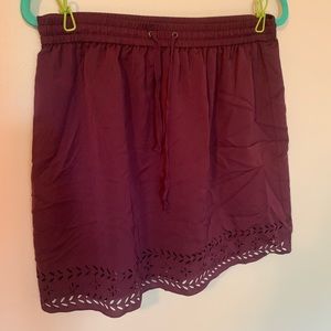 knee Length Elastic Band Skirt
